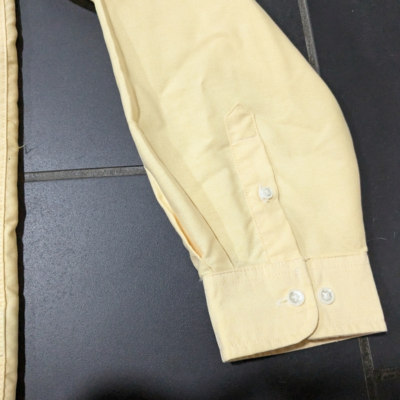 butter yellow button down - Picture 2 of 6